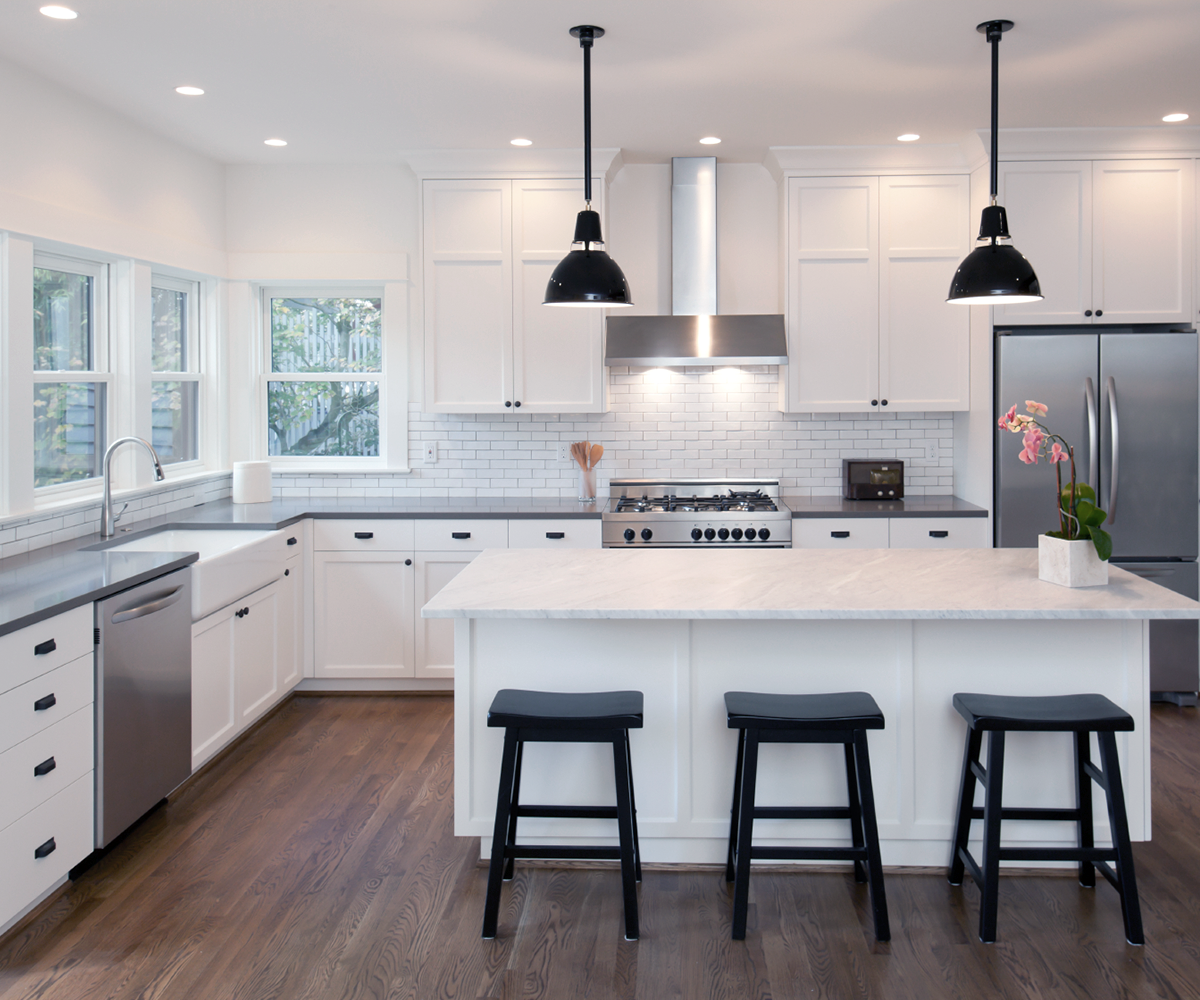 recess lighting in kitchen